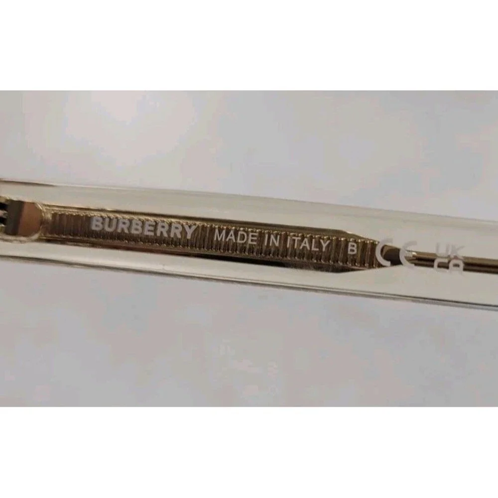 BURBERRY Men's Clear Frame Sunglasses Gold Inlay B 4310-F 3852 71 145